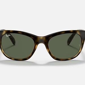Ray-Ban RB4216 Women's Sunglasses 601/11 Polished Havana LENSES Green NWT $229